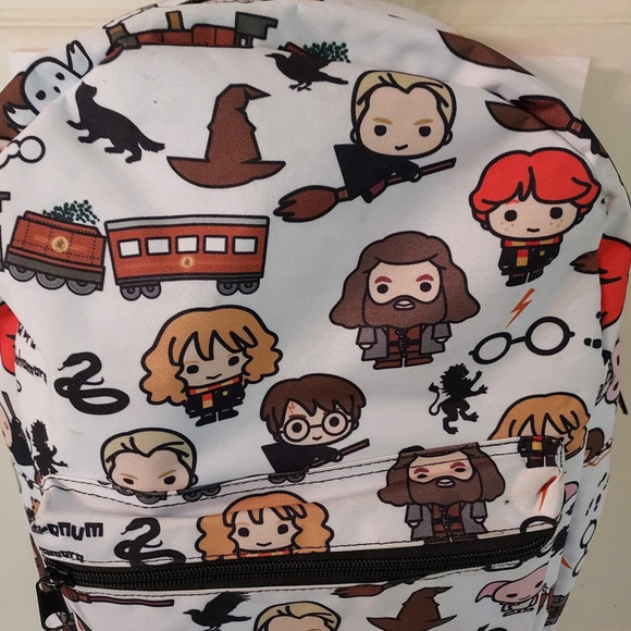 Harry Potter Laptop Backpack Chibi Characters Art Sublimated Bag - Picture 4 of 13